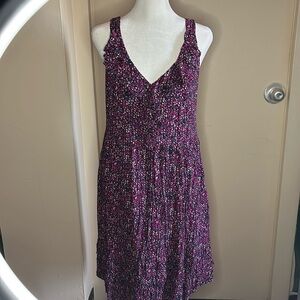 Multi color loft sundress size 12